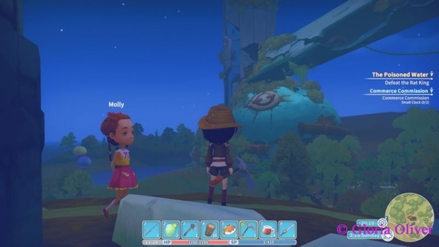 My Time at Portia - Molly and view of ruins