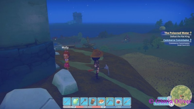 My Time at Portia - looking down from the Church