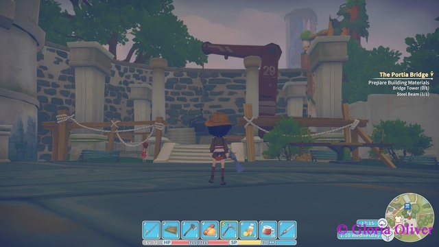 My Time at Portia - construction for the new museum.