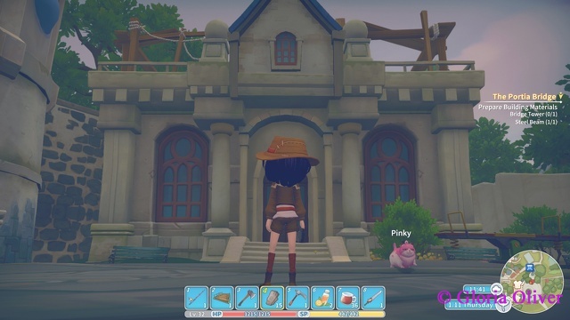 My Time at Portia - museum closer to final contruction